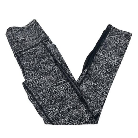 Lululemon Pace Perfect 7/8 Tight In Air Time White Black Womens Size 4 - Picture 6 of 10